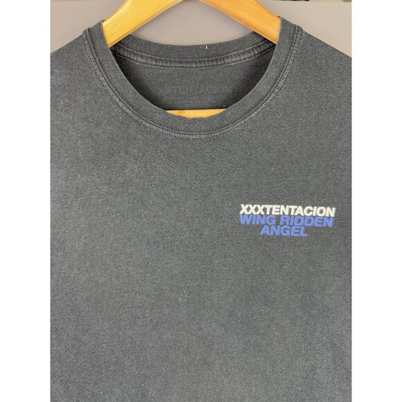 XXXTentacion Wing Ridden Angel Black Shirt Hip Hop Rap Promo Rare Music Album - Picture 7 of 12